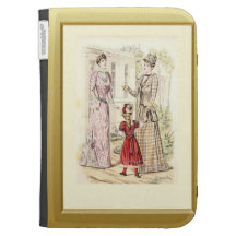 Edwardian ladies visiting a friend kindle covers