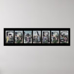 EDWARDS Alphabet Letter Name Art Print