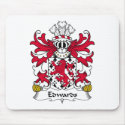 Edwards Family Crest mousepads