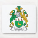 Edwards Family Crest mousepads