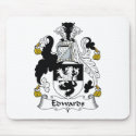 Edwards Family Crest mousepads