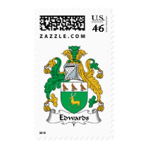 Edwards Family Crest postage