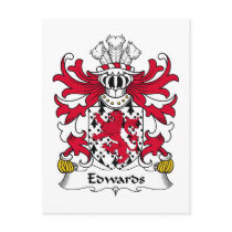 Edwards Family Crest postcards