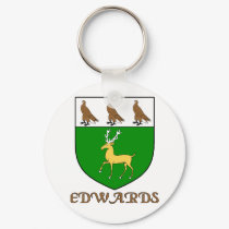 Edwards Family Shield Keychain by NameShack Edwards Family Shield Keychain
