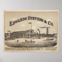 Edwards Stevens and Co manufacturers in Winooski Posters