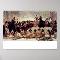 Edwin Long - The marriage market of Babylon Posters