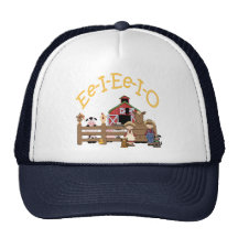 Ee I Ee I O on the Farm Hat