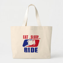 Eeat Sleep and ride Tote Bag