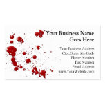 Eeew, is that blood on your business cards