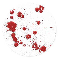 Eeew, is that blood on your sticker