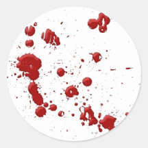 Eeew, is that blood on your sticker