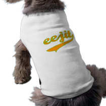 Eejit Irisih Idiot Doggie Tee Shirt