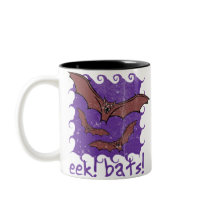 Eek! Bats! Halloween Mug