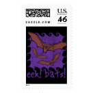 Eek! Bats! Halloween Postage