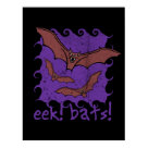 Eek! Bats! Halloween Poster