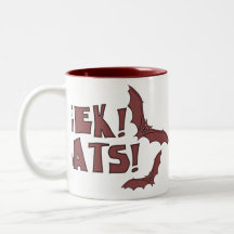 Eek! Bats! Mugs