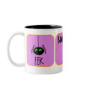 Eek, Boo, Mmmm mugs