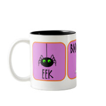 Eek, Boo, Mmmm mugs