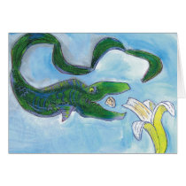 Eels eat bananas! cards