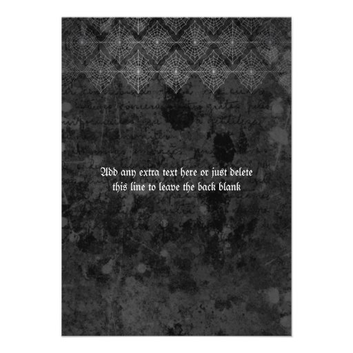 Eerie Halloween Party invitation