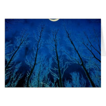 Eerie Moonlight Greeting Card