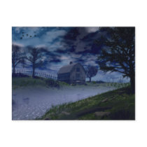 Eerie Night postcards