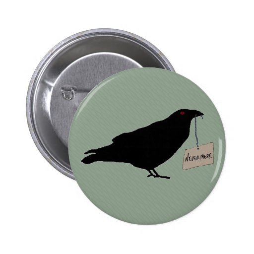Eerie Raven Button