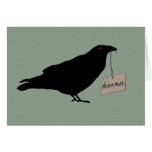 Eerie Raven Note Card