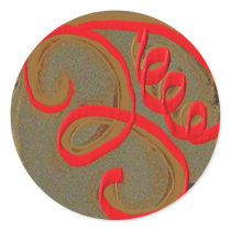 EEYAAWAA ROUND STICKER
