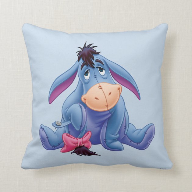 Eeyore 6 throw pillow