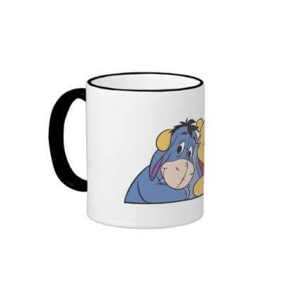Eeyore and Winnie the Pooh mugs