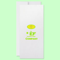 The MUSEUM Artist Series EF - Envirnomentally Friendly Company1 rack cards