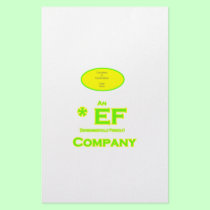 The MUSEUM Artist Series EF - Envirnomentally Friendly Company1 stationery
