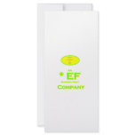 EF - Environmental Friendly Company 2 Rack Card Design