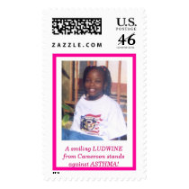 EFFALUDWINE2, A smiling LUDWINE from Cameroon s... postage