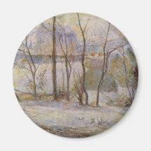 Effect of Snow - 1879 Refrigerator Magnet
