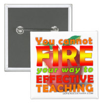 Effective Teaching Button Square buttons