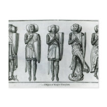Effigies of Knight Templars Postcards