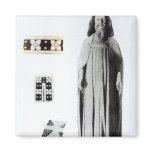 Effigy of Edward III  in the Chapel of Edward Fridge Magnet
