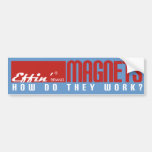 "Effin' Magnets" Logo Bumpersticker Bumper Stickers