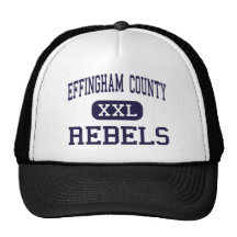 Effingham County - Rebels - High - Springfield Mesh Hats