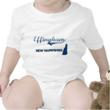 Effingham New Hampshire City Classic Bodysuits