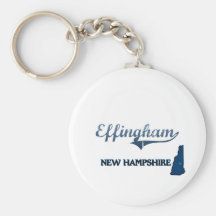 Effingham New Hampshire City Classic Keychains