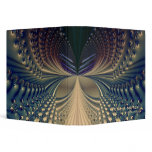 Efflorescence I · Fractal Art · Blue & Gold binders