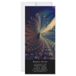 Efflorescence II · Fractal Art · Blue & Cream rack cards