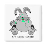 EFT Childrens' Tapping Reminder gray Bunny magnet
