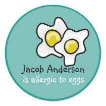Egg Allergy Customizable Sticker stickers