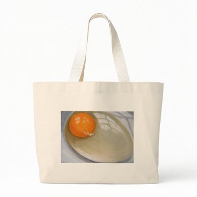 EGG ART REALISM CANVAS BAGS by joyart