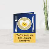 Egg-cellent Kawaii Valentine Greeting Card