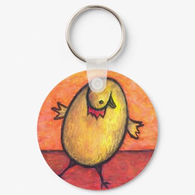 Egg Chicken Keychain by Coyotes_Tales